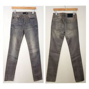 Just Cavalli Size 26 White Diamond Blue Skinny Jeans